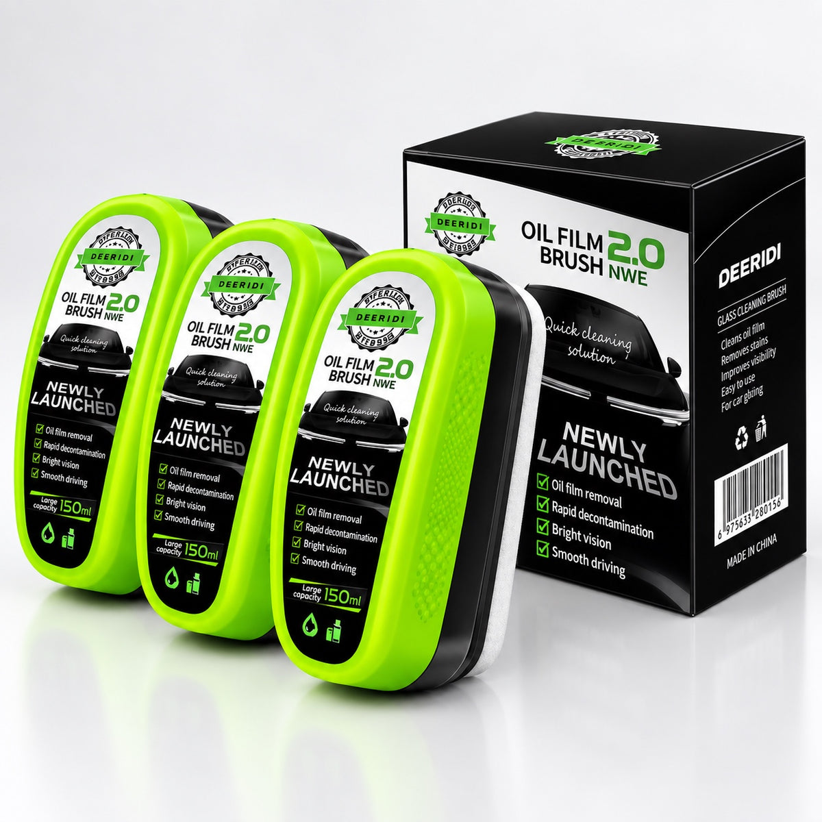 Pack de dos limpiadores de 150 ml para cristales del coche