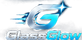 Logo inverso correcto de GlassGlow para fondos oscuros