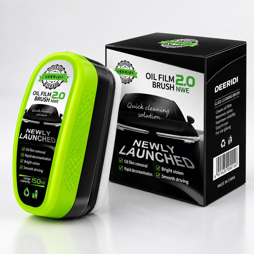 1 unidad de limpiador de película de aceite para parabrisas de 150 ml junto a su caja