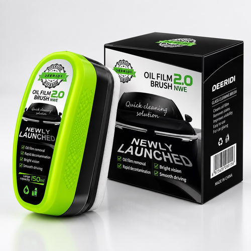 1 unidad de limpiador de película de aceite para parabrisas de 150 ml junto a su caja
